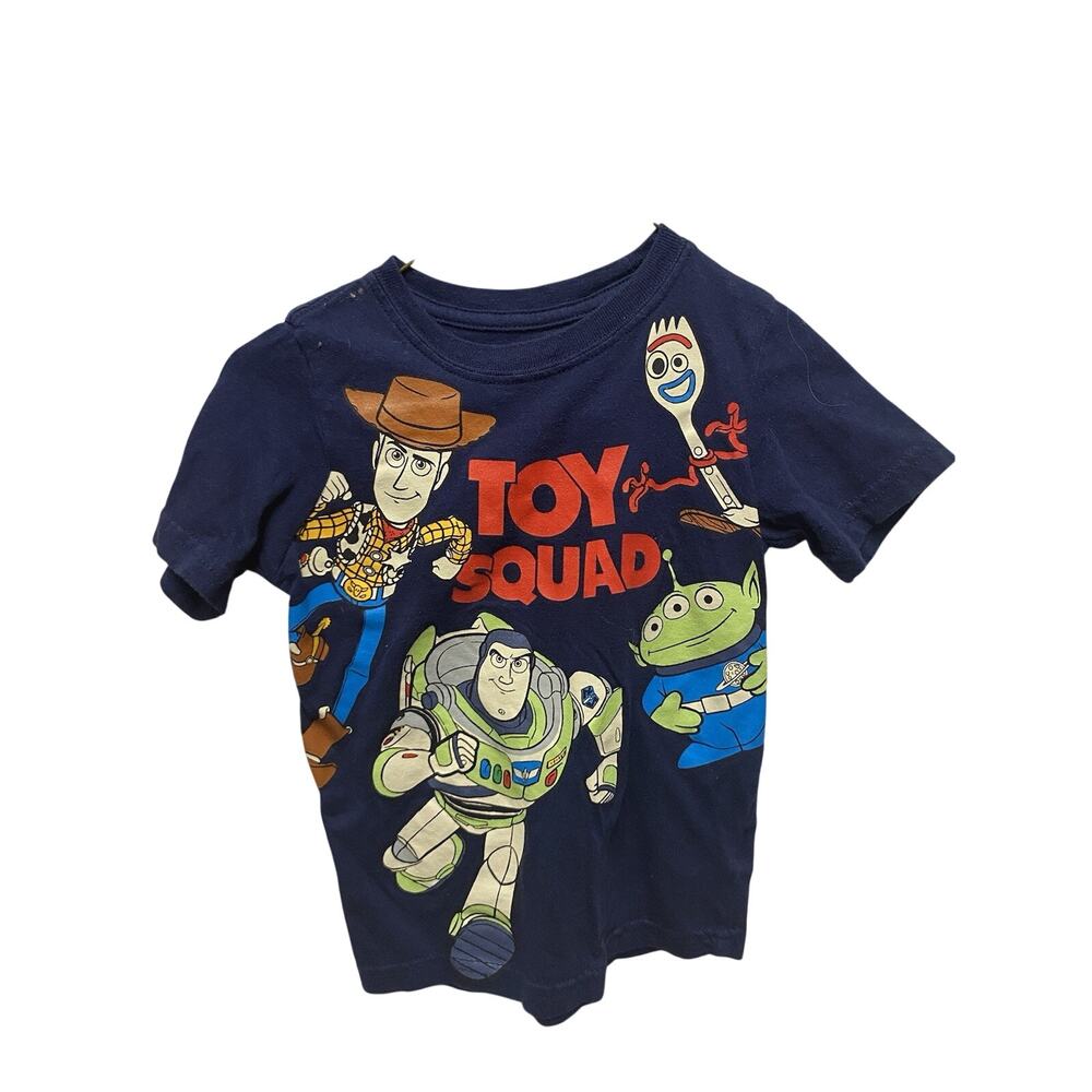 Disney Toy Story "Toy Squad" toddler t-shirt Size 2T Buzz Woody Blue